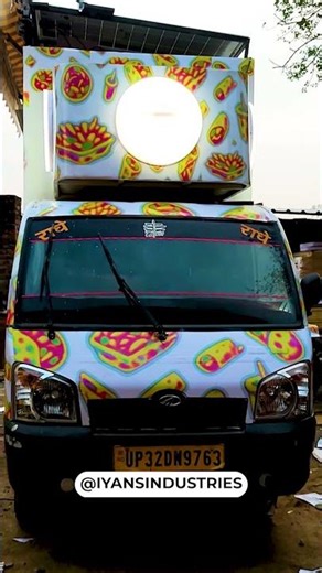 HSP Food Truck Food Van Mahindra Maximo Converted Food Truck Design Call us to get yours 8004774493