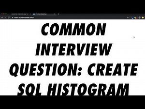 SQL: Create a Histogram