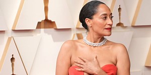 At 49, Tracee Ellis Ross’ Arms Are Next-Level Toned In A Plunging Gown