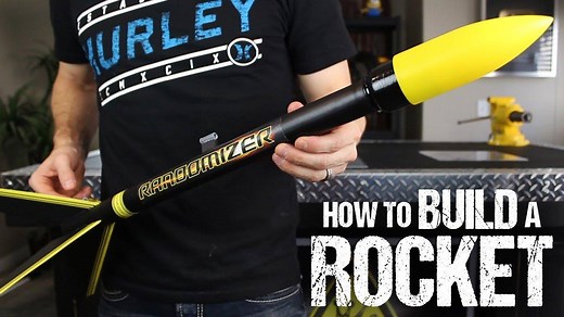 Turn random household items into a fully functional hobby rocket, for under $10. In this video you'll see how to build the “Randomizer” Rocket, from scratch. | The King of Random