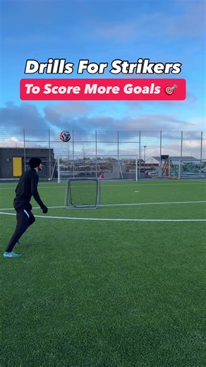 Shooting Drills for Strikers 🎯⚽️ #soccer #football #soccertiktok | Soccer