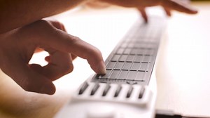 #Fridays in the office got us like 😎 Check out our latest video showing off the #INSTRUMENT1’s Multidimensional Polyphonic Expression (MPE) capabilities. Happy weekend! #MPE allows you to use pressure and pitch independently note by note, or as seen here, allowing for slides in opposite directions. We’ve also mapped the drum pads to trigger samples of distorted #808s and rolling hi-hats. | Artiphon