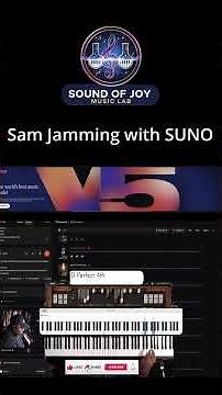 "Sam Jamming with SUNO | Take 6 Style Vocals + Hammond Organ Licks 🎹🔥 #Christmasjam