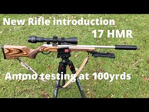 17 HMR - Lithgow 101- Intro and ammo testing @100yrds new rifle
