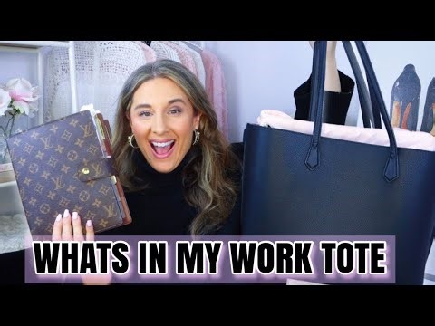 WHATS IN MY WORK TOTE!!!👜 WHAT I CARRY TO WORK EVERYDAY!