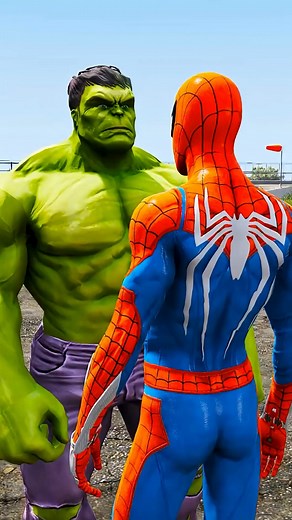 23K views · 160 reactions | HULK VS SPIDERMAN – THE ULTIMATE BATTLE!  #shorts #spiderman #hulk | Lixo Gaming | Facebook