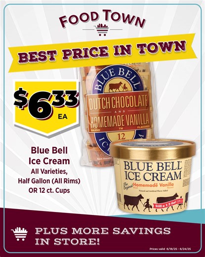 🛒 BEST PRICES IN TOWN! This week’s Food Town Ad is packed with hot deals on fresh produce, quality meats, and everyday must-haves — all at some of the best prices in town! And this is just a little taste… many more savings in store at your neighborhood Food Town! 📅 Valid 6/18–6/24 📰 View the full Ad: https://bit.ly/3tIalX2 #BestPriceInTown #FoodTownSavings #WeeklyAdDeals #HoustonGrocery | Food Town