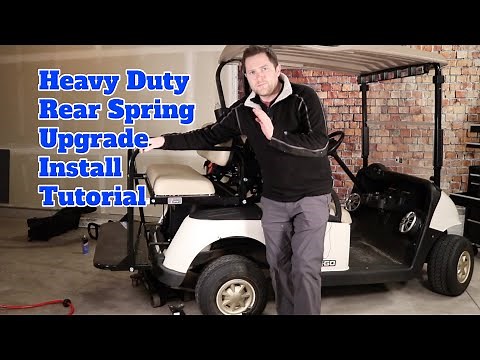EZGO RXV Golf Cart | Heavy Duty Dual Action Rear Leaf Spring Upgrade | BetterPlayGolf