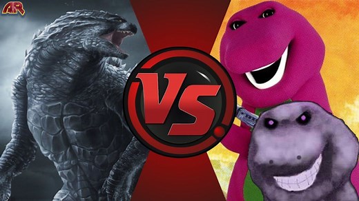 Godzilla vs Barney? No! Godzilla vs Barney.EXE! AnimationRewind's Cartoon Fight Club Episode 141 | Animation Rewind