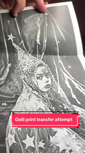 Gelli Print Transfer Experiment: Our First Attempt