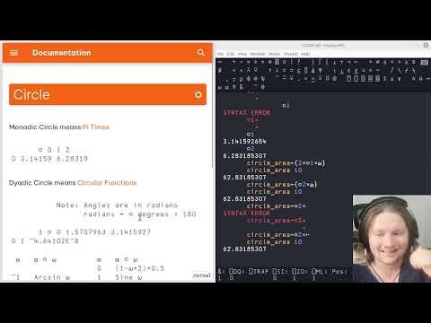 0006 - Operador Circle (π e funções trigonométricas)