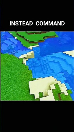 "I Made a Bridge Over Water Using a Minecraft Command 😱 | Magic Command Block Trick