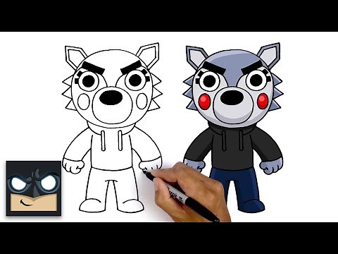 How To Draw Willow Wolf | Roblox Piggy Book 2