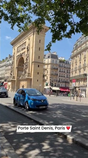 porte saint Denis Paris #travel #youtube #viral #automobile #shorts #shortvideo #viral #trending