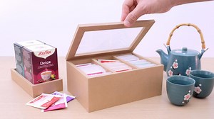 Cardboard Crafts DIY - Tea Box : A4 Printable Template (PDF) - Etsy Canada