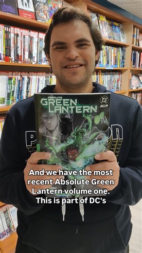 Omar's World of Comics on Instagram: "@lanternsofficial dropped a teaser trailer! Omar and I recommend some great Green Lantern books before the show comes out! @jamesgunn @officialkylechandler @aaron_pierre1 @phillipkjohnson #lexingtonma #localcomicshop #localbookstore #christmasgifts #greenlantern"