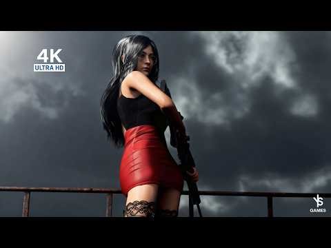 Resident Evil 4 Remake Ada Red Twilight Elegance 4K60FPS