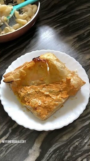 Cheesy macaroni puff | macaroni patties | creamy macaroni recipe | cheese patties| myfunfoodgallery