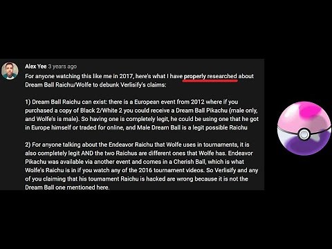 Wolfe Glick & Dream Ball Raichu