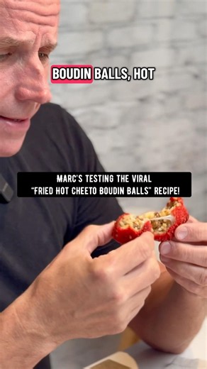 Marc’s Viral Verdict: Hot Cheeto Boudin Balls #chefmarcmurphy #food #asmr #