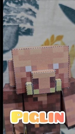 minecraft mobs out of paper #minecraft