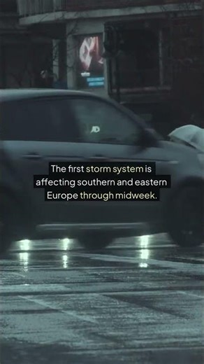 Two Storm Systems Drive Unsettled Weather Across Europe
