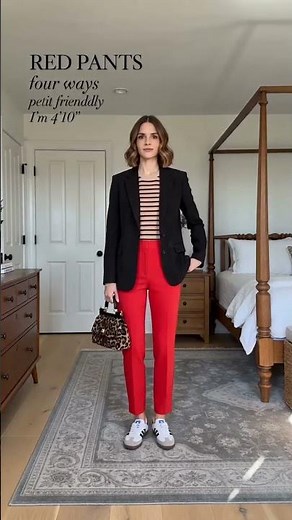 Which of these 4 red pants looks is best?