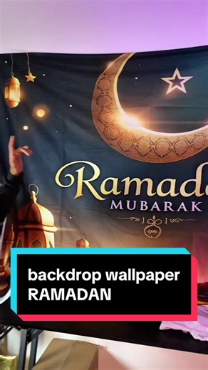 Backdrop Ramadan Al Mubarak #banner #backdrop #ramadan