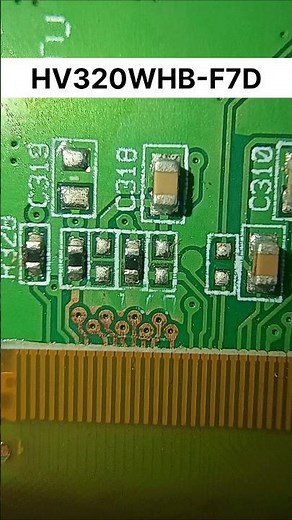 HV320WHB-F7D BOE Panel No Display Fix | LED TV Display Repair Solution#shortvideo #viral #electrical
