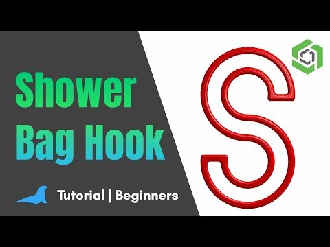 Shower Bag Hook | Onshape | Beginner Tutorial