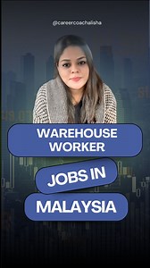 🇲🇾 Malaysia Job Opportunity – Don’t Miss Out! 🔎 Position Available: 🔹 Warehouse Worker 📋 Eligibility: ✅ ECNR Passport Mandatory ✅ Age: 21–40 Years ✅ Indian Candidates Only 🎯 Company Benefits: 🍽️ Self Food 🏠 Free Accommodation ⚡ Limited vacancies! Early applicants get faster shortlisting. 👉 Follow our channel for daily overseas job updates & visa tips 📞 WhatsApp: 9990011710 #MalaysiaJobs #WorkAbroad #WarehouseJobs #OverseasJobs #IndianWorkers #JobUpdates #CareerCoachAlisha #WhatsAppChan