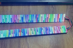 WS2812-80X8长条点阵效果展示