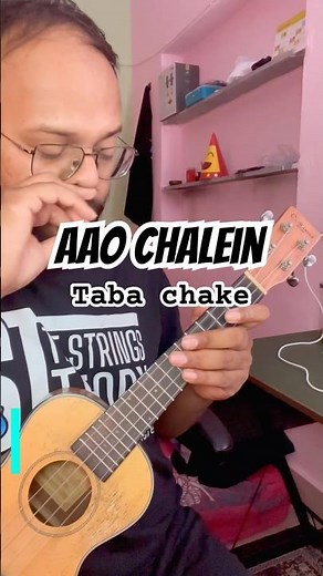 Ukulele Tutorial : Aao Chalein | Taba Chake #learnin60seconds