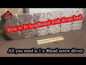 A Guide to headboard installation how to Attaching Fit Fix headboard fit Divan Bed double super king
