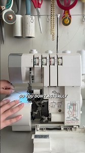 how to quickly change the thread on your serger 🪡