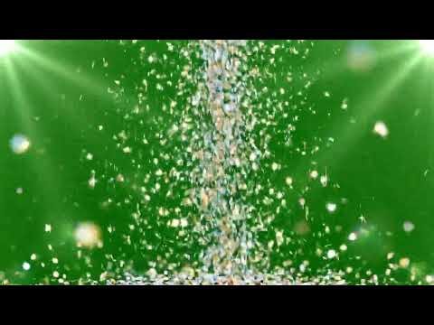 Realistic Sparkles Green Screen Effect: No Copyright Glitter Animation