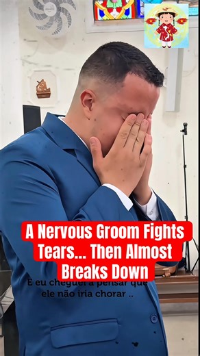 A Nervous Groom Fights Tears… Then Almost Breaks Down
