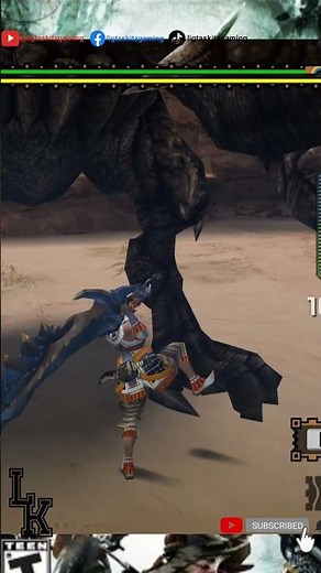 Monoblos Hunt – King of the Desert 🏜️🦏 | Monster Hunter Freedom Unite | #shorts