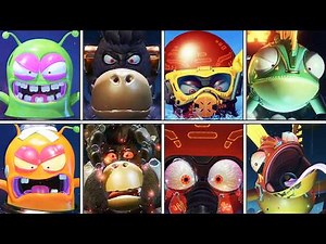 ASTRO BOT - All Bosses Before and after Defeat