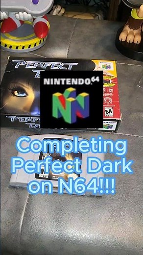 Completing Perfect Dark in N64!!! #n64games #perfectdark #rare