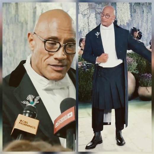The Rock says he wore a skirt to the Met Gala because “the most masculine men wear skirts”