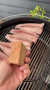 Smoked Kahawai in the Weber! #weber #webergrill #smokedkahawai