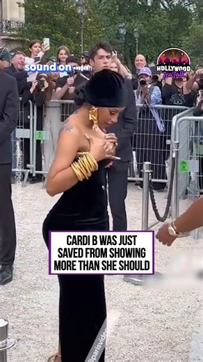 3.1K views · 12 reactions | During a high-energy performance, Cardi B’s daring outfit almost took the spotlight in the wrong way. Just as the crowd gasped, a quick save kept her from revealing way too much. Now fans can’t stop replaying the moment to see exactly how close it was. | Hollywood Tea Talk | Facebook