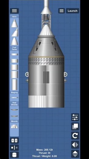 Saturn V rocket launch