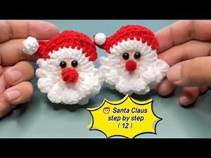 Easy Ways to Crochet Santa Claus(12)|Father Christmas#crochet #crochetcrosai #diy