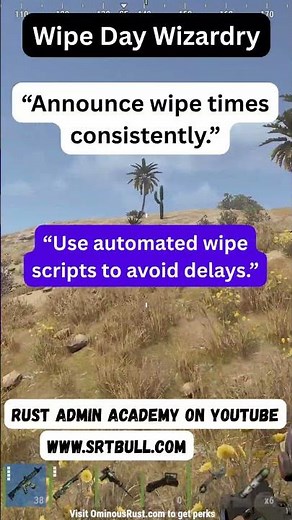 Rust Admin Academy Pro Tips