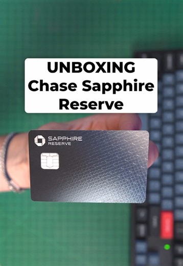 UNBOXING The Chase Sapphire Reserve 👀 This is the unboxing of the new $795 Chase Sapphire Reserve, one of the most premium travel credit cards on the market. If you’re serious about maximizing travel rewards and perks, the Sapphire Reserve is packed with value: from 4x on hotels and flights, 3x on dining to access to Chase Sapphire lounges, Priority Pass lounges, $500 worth of Edit hotel credits, $300 worth of dining credits, $300 worth of travel credits, and more. The sleek metal design in bla