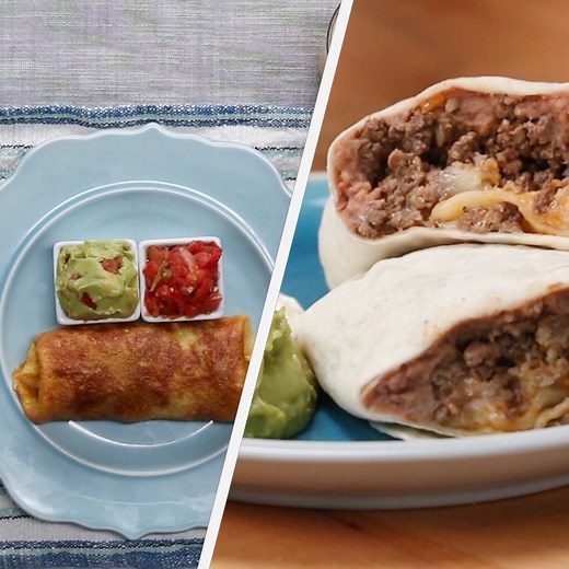 429K views · 2K reactions | 5 super quick and easy burrito recipes you can make at home. Recipes: https://tasty.co/compilation/5-quick-easy-burrito-recipes | Tasty | Facebook