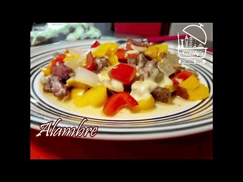 Alambre mexicano delicioso │How to make "alambre" Mexican Food│Sandy's International Recipes