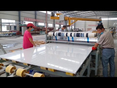 Hongfa Artificial Quartz Slab Making Machine Quartz Stone Production Machinery